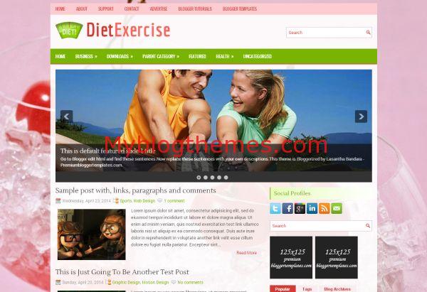 Health Diet Blogger Theme